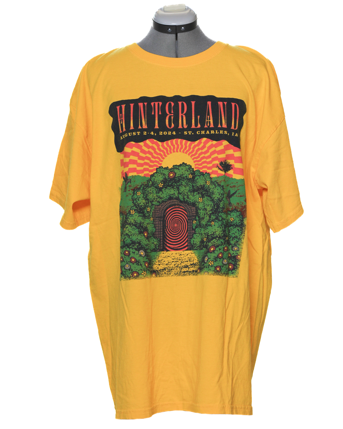 Camiseta amarilla del Festival de Música Hinterland 2024