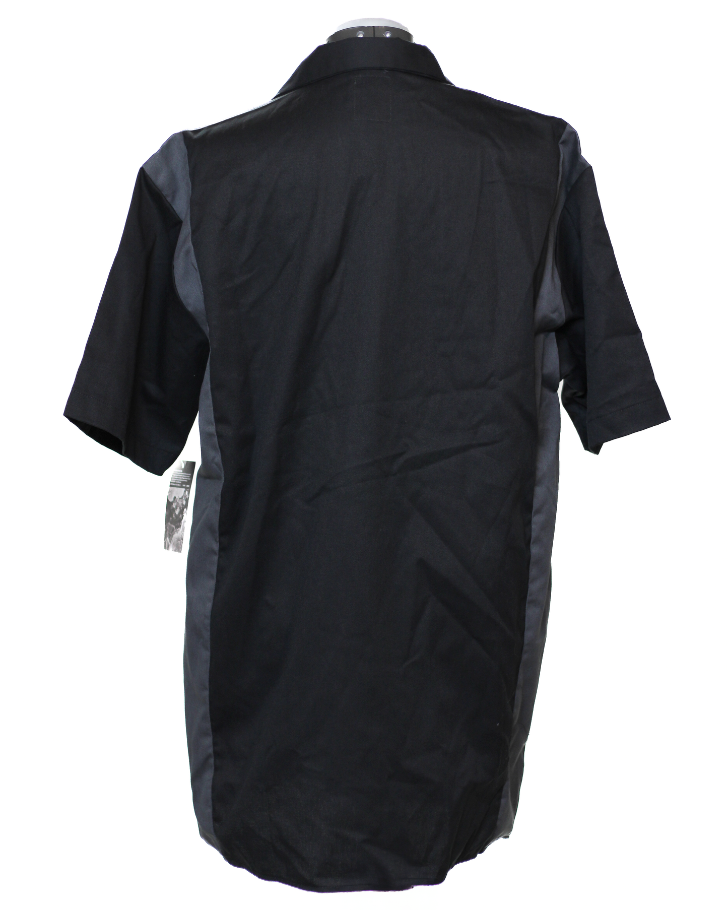 Dickies Two-Tone Short Sleeve Work Shirt Size L Black GreyDickies