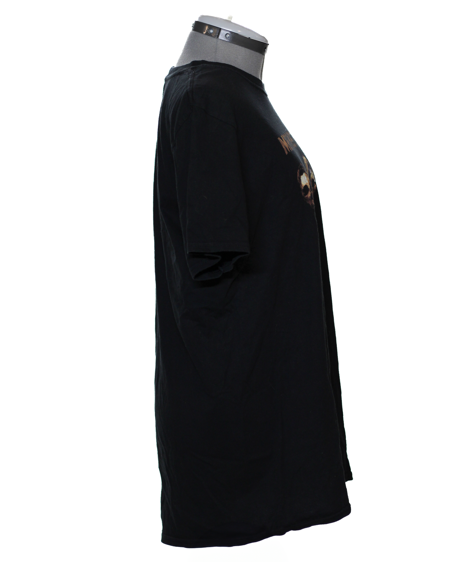 Camiseta negra con calaveras de la Fosa de las Marianas, talla L