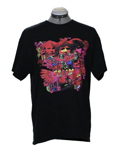 Cream Band Graphic T-Shirt