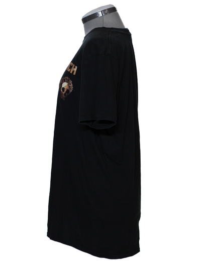 Camiseta negra con calaveras de la Fosa de las Marianas, talla L